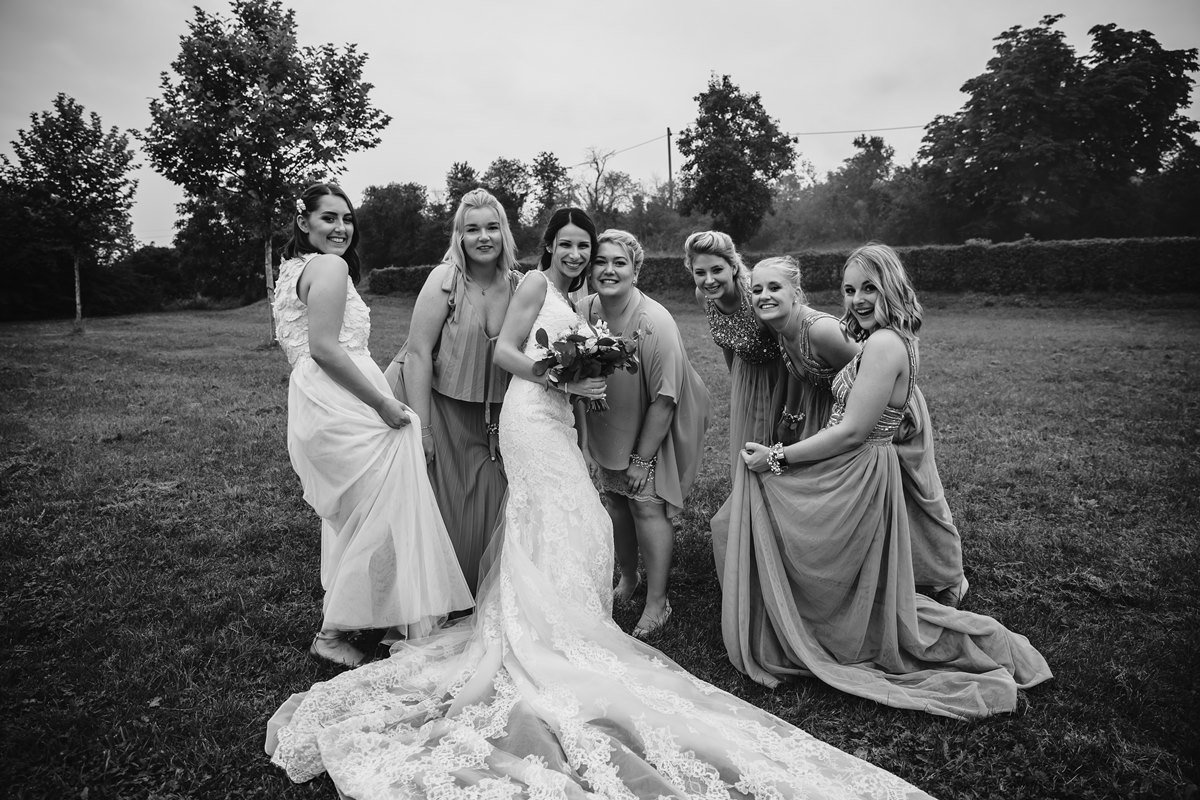 Fotoshooting mit Bridesmaids