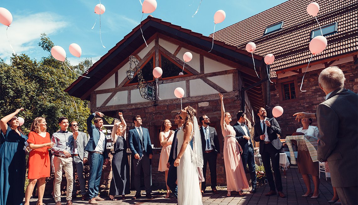 Luftballons Hochzeit