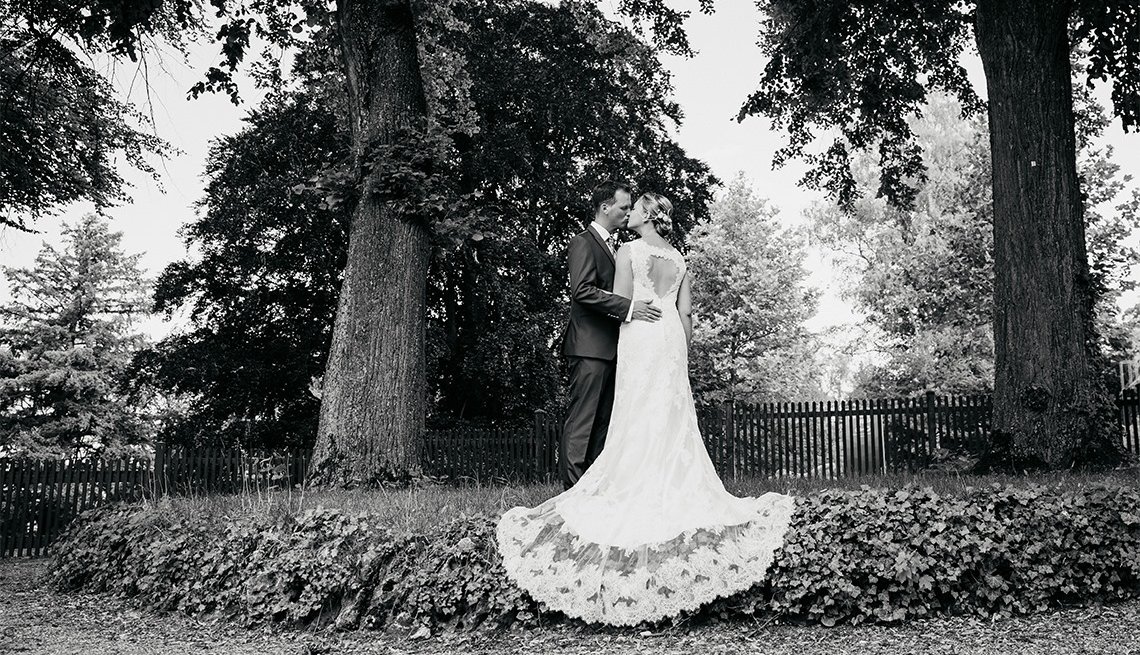 Hochzeitsbilder im Schlosspark