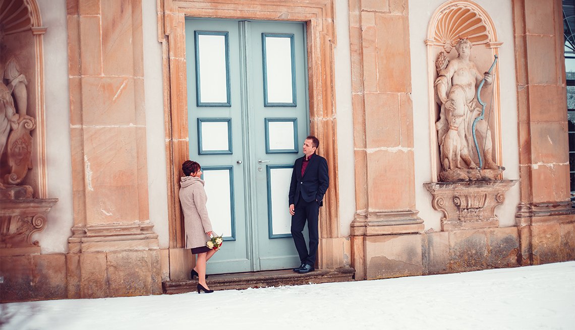Hochzeitsbilder im Schnee