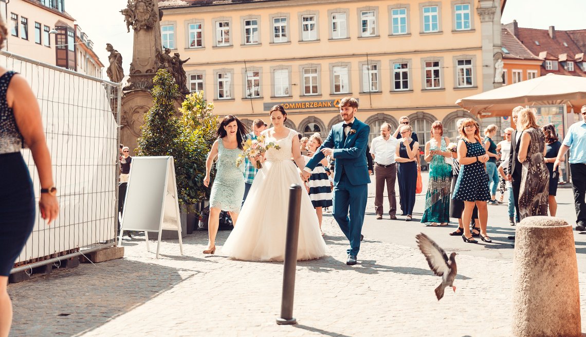 Hochzeit im Würzburger Rathaus